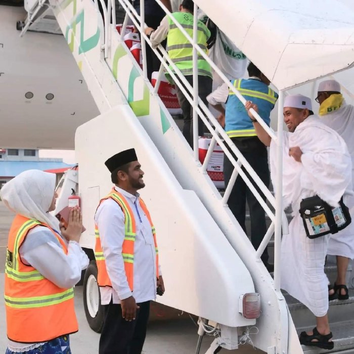 Calon Jemaah Haji Lhokseumawe Tiba di Tanah Suci