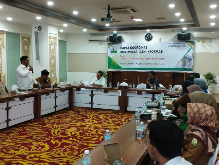 Ajakan Membangun Komunikasi Islami Era Digital Disampaikan pada Rakor 2024 di Aceh