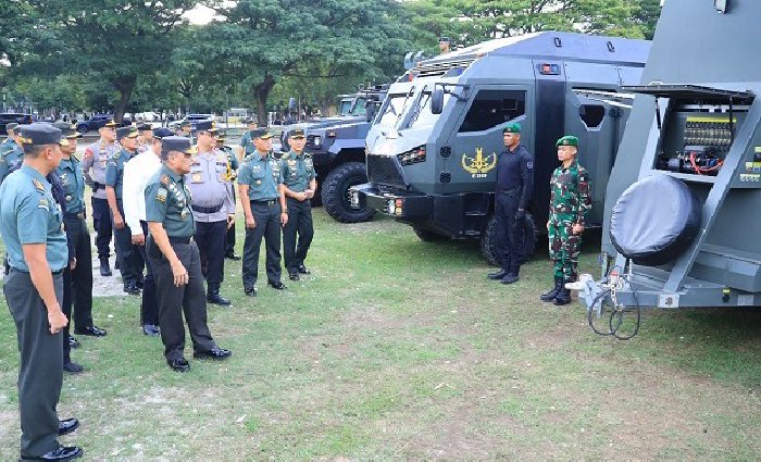 Kapolda Aceh Hadiri Apel Gelar Pasukan dan Alutsista Pengamanan Pilkada Kodam IM